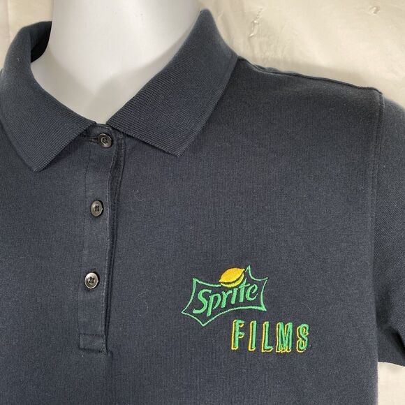 Sprite Films Womens Large Chestnut Hill Black Golf/Casual Polo Shirt - Picture 2 of 10